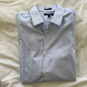 Blue Banana Republic Grant Slim Fit Dress Shirt